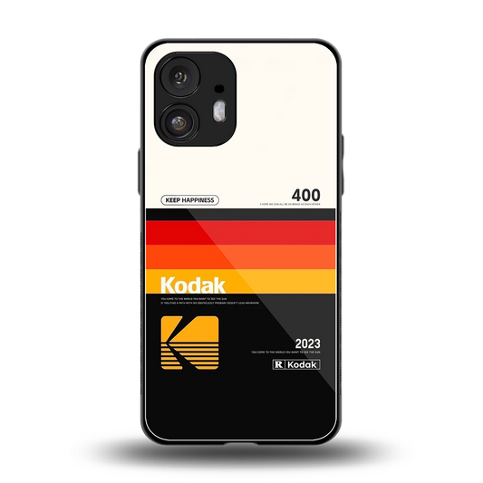 Keep Happiness back phone cover | glass case for nothing phone 2
