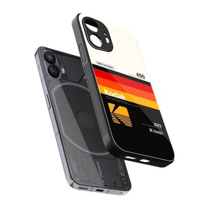 Keep Happiness sleek nothing phone 2 cover with tempered glass back and TPU edges