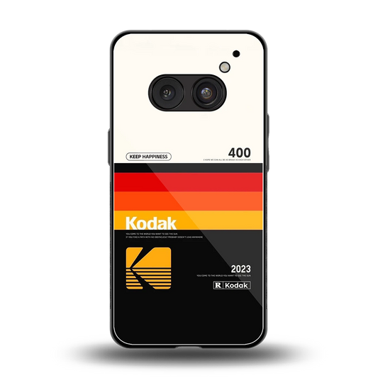 Keep Happiness back phone cover | glass case for nothing phone 2a plus