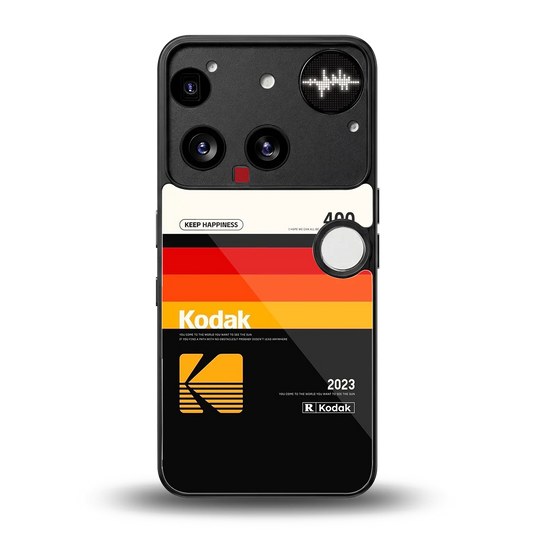 Keep Happiness back phone cover | glass case for nothing phone 3