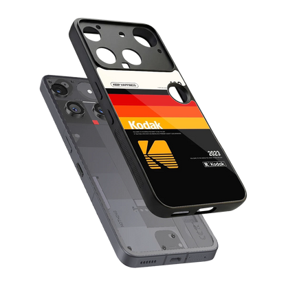 Keep Happiness sleek nothing phone 3 cover with tempered glass back and TPU edges