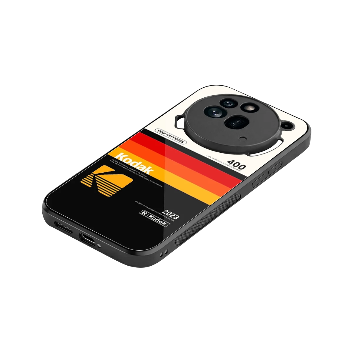Keep Happiness stylish phone case for nothing phone 3a pro | glossy glass and slim fit