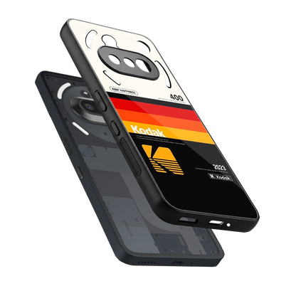 Keep Happiness sleek nothing phone 3a cover with tempered glass back and TPU edges