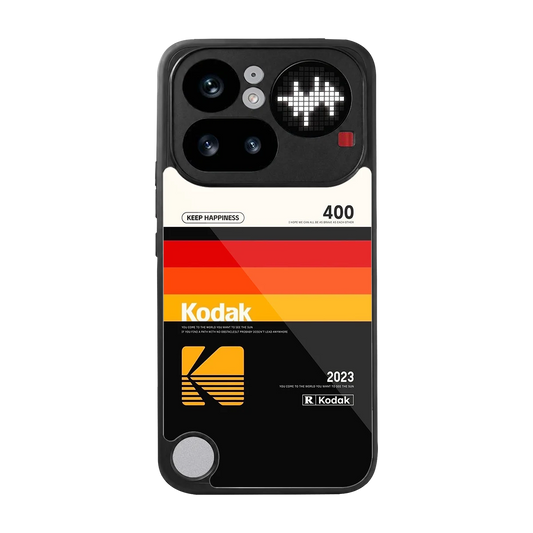 Keep Happiness back phone cover | glass case for nothing phone 4a pro