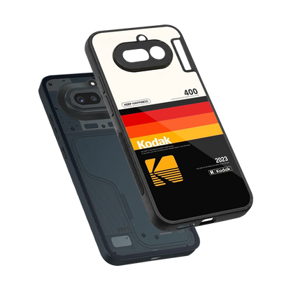 Keep Happiness sleek nothing phone 4a cover with tempered glass back and TPU edges