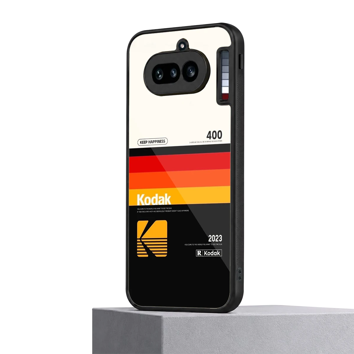 Keep Happiness nothing phone 4a mobile cover | shockproof glass phone case