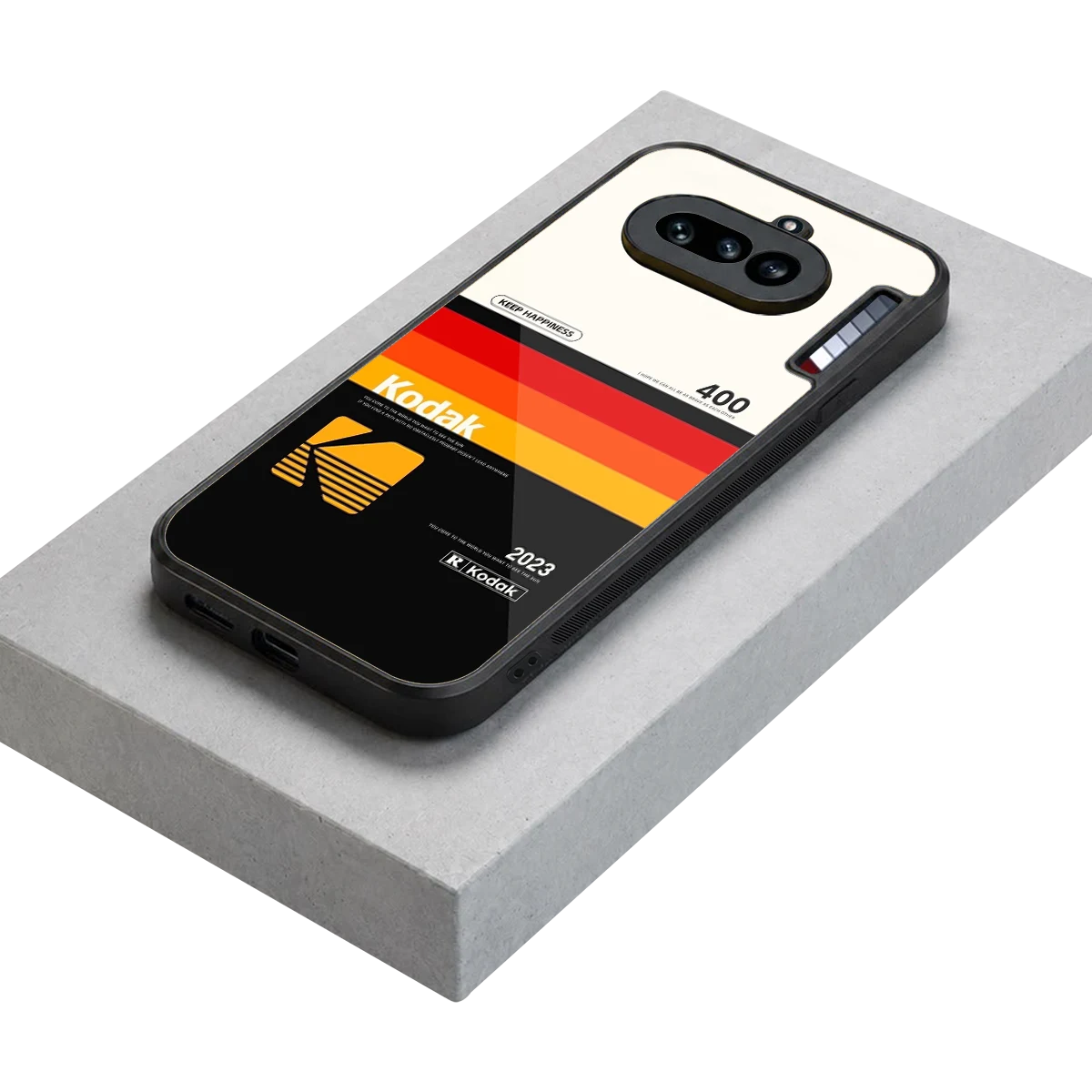 Keep Happiness stylish phone case for nothing phone 4a | glossy glass and slim fit