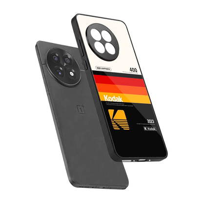 Keep Happiness sleek oneplus 13r cover with tempered glass back and TPU edges