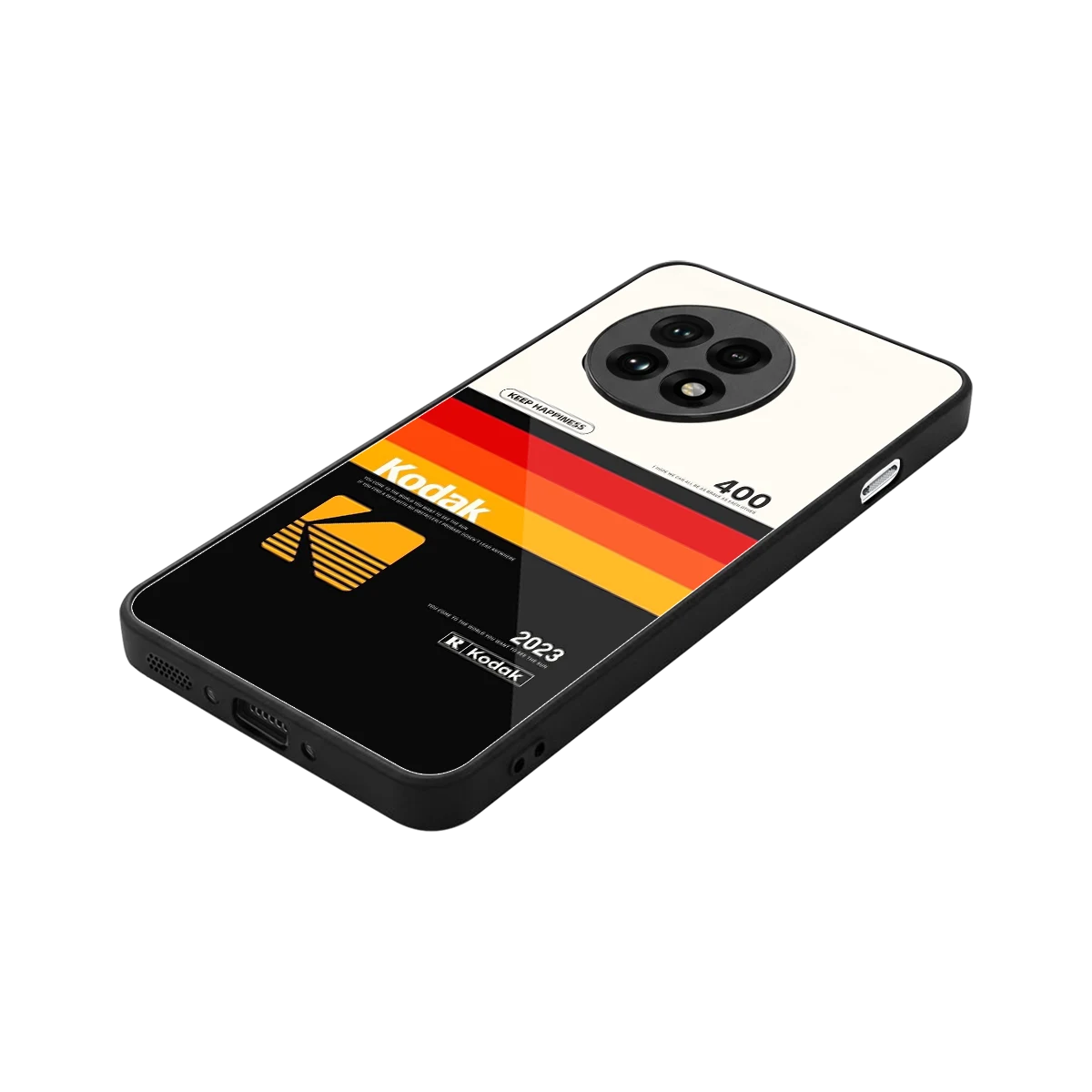 Keep Happiness stylish phone case for oneplus 13r | glossy glass and slim fit
