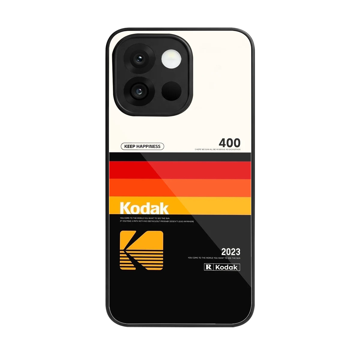 Keep Happiness back phone cover | glass case for oneplus 13s