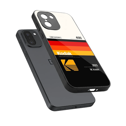 Keep Happiness sleek oneplus 15r cover with tempered glass back and TPU edges