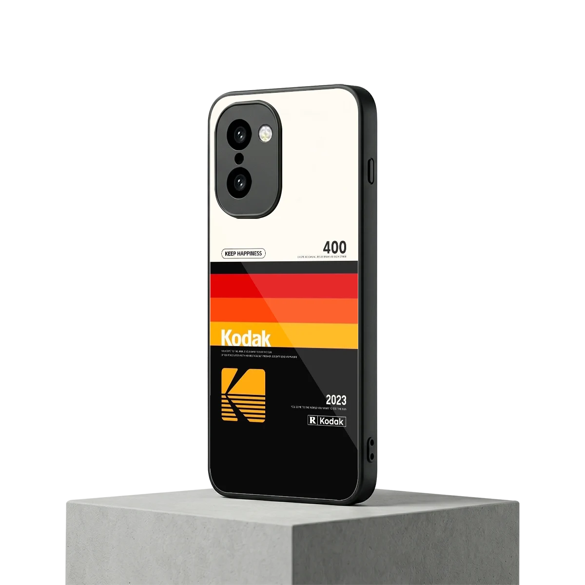 Keep Happiness oneplus 15r mobile cover | shockproof glass phone case