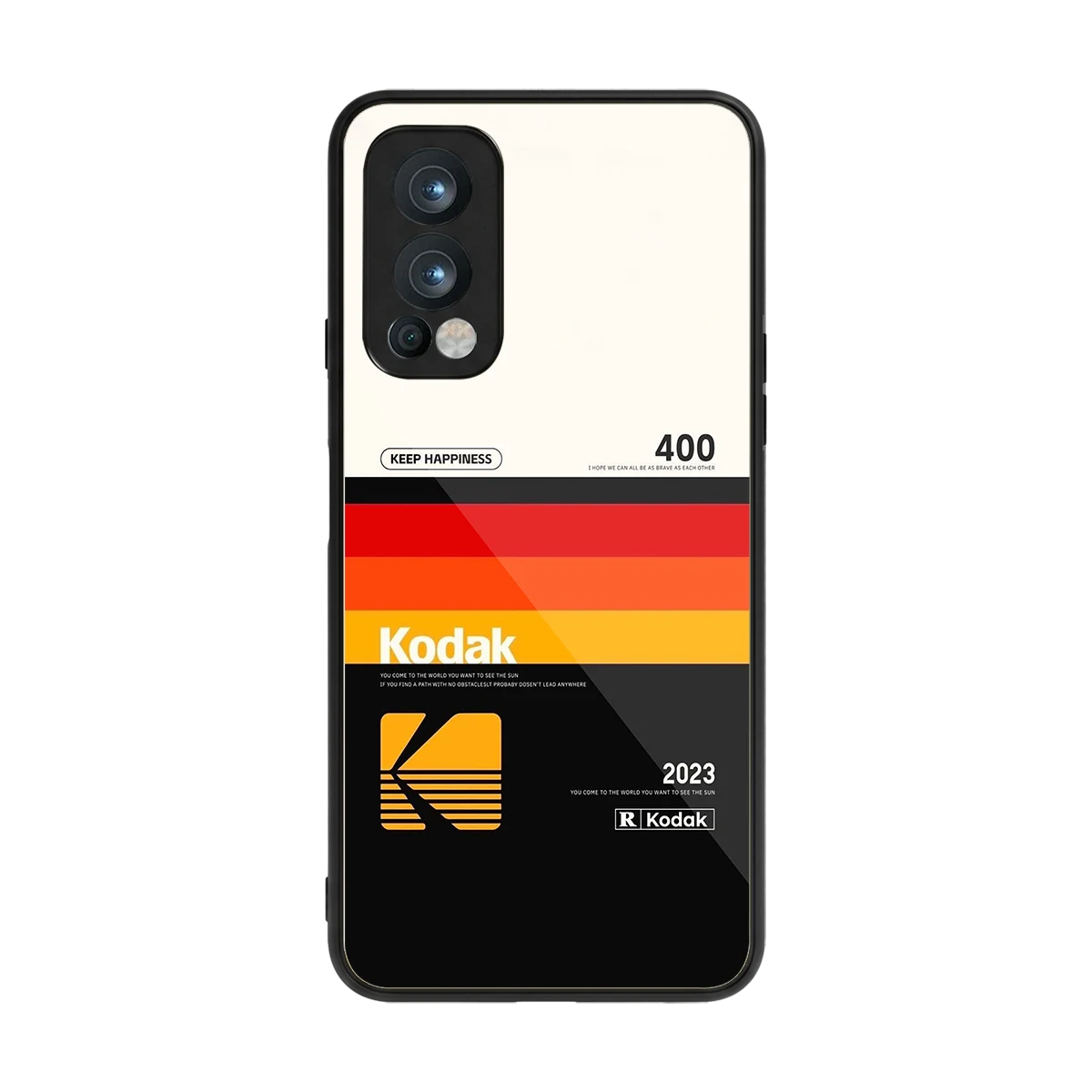 Keep Happiness back phone cover | glass case for oneplus nord 2