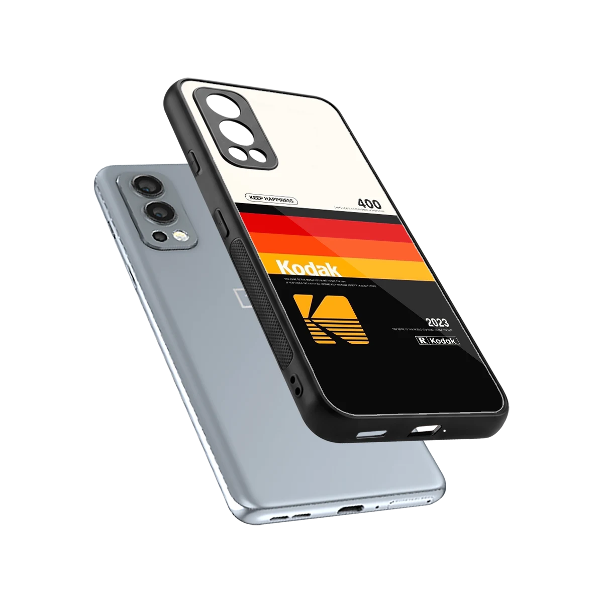 Keep Happiness sleek oneplus nord 2 cover with tempered glass back and TPU edges