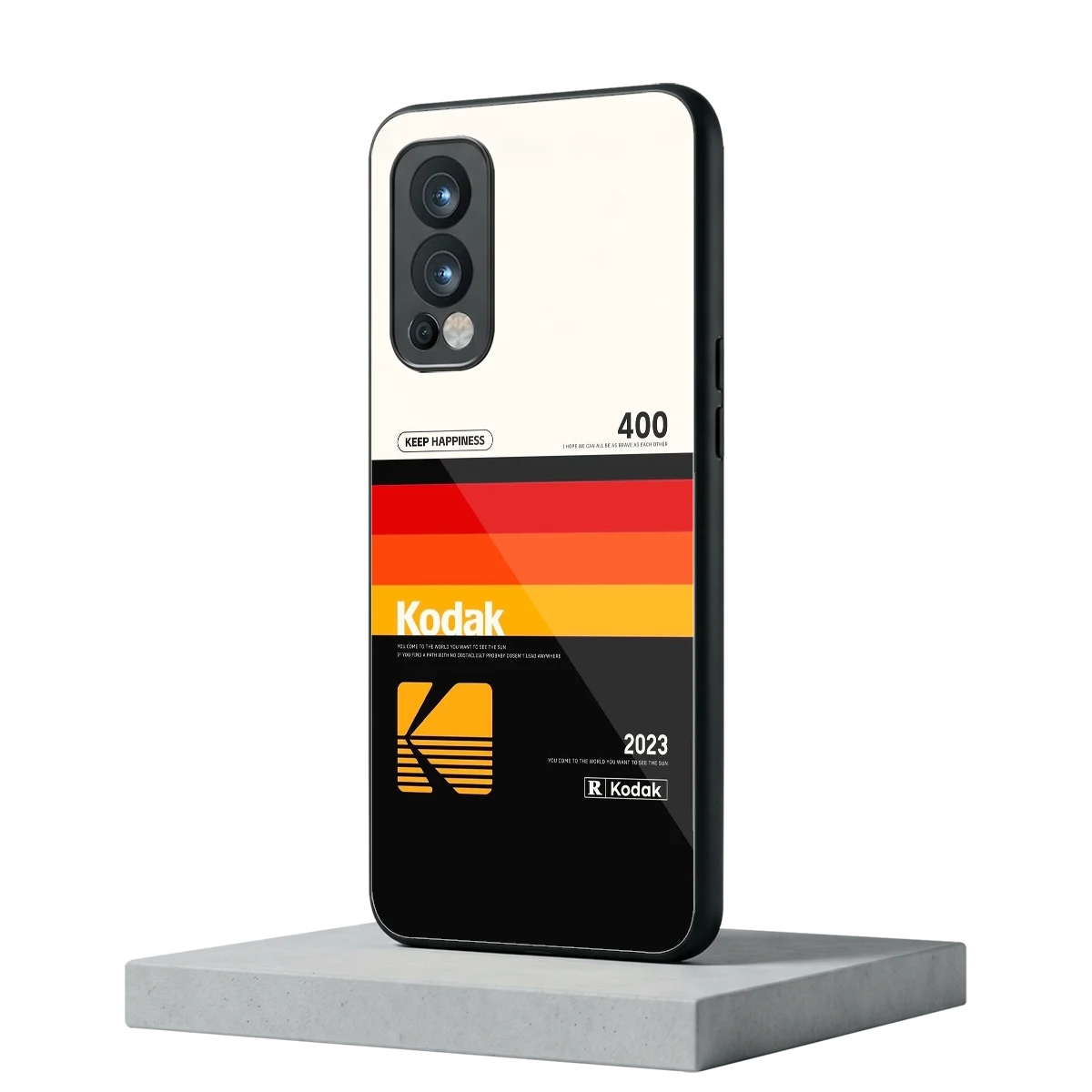 Keep Happiness oneplus nord 2 mobile cover | shockproof glass phone case