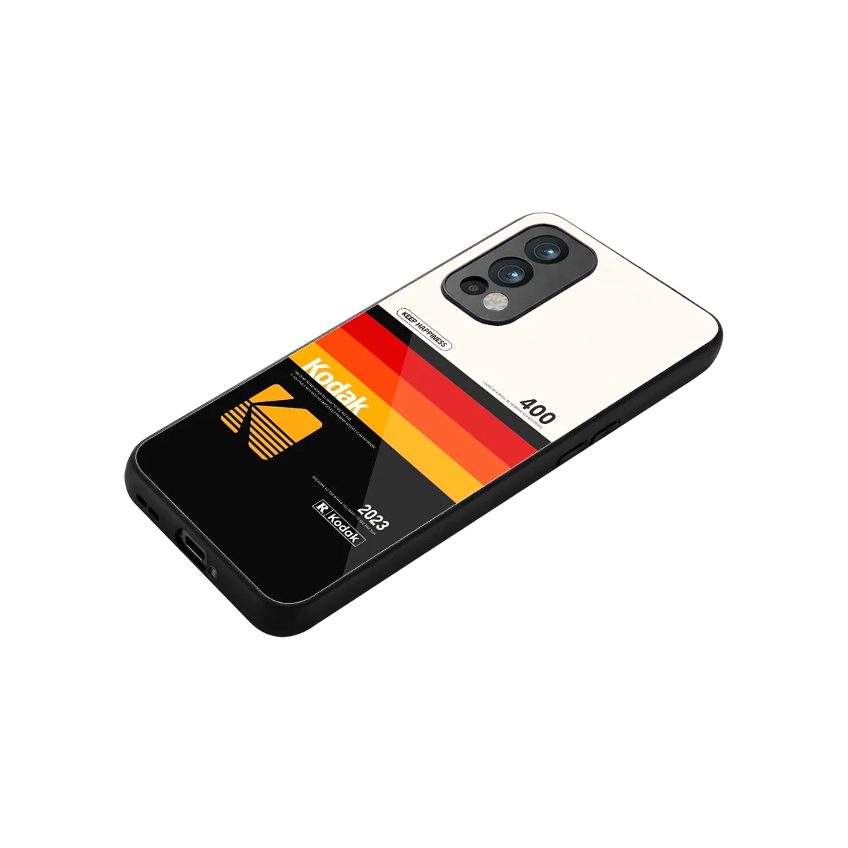 Keep Happiness stylish phone case for oneplus nord 2 | glossy glass and slim fit