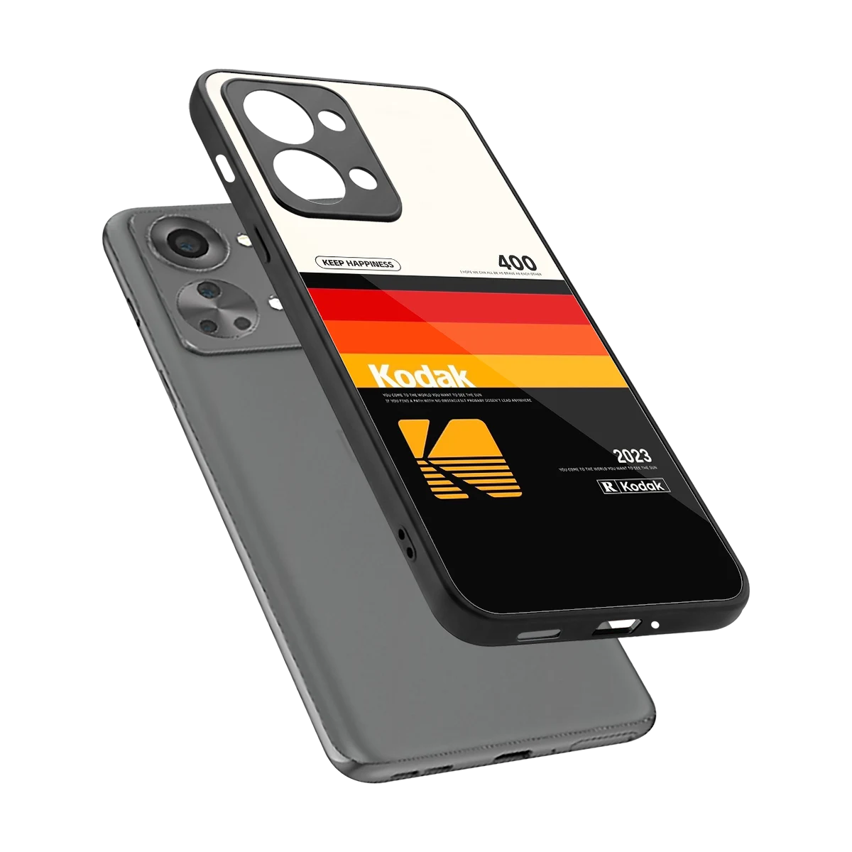 Keep Happiness sleek oneplus nord 2t cover with tempered glass back and TPU edges