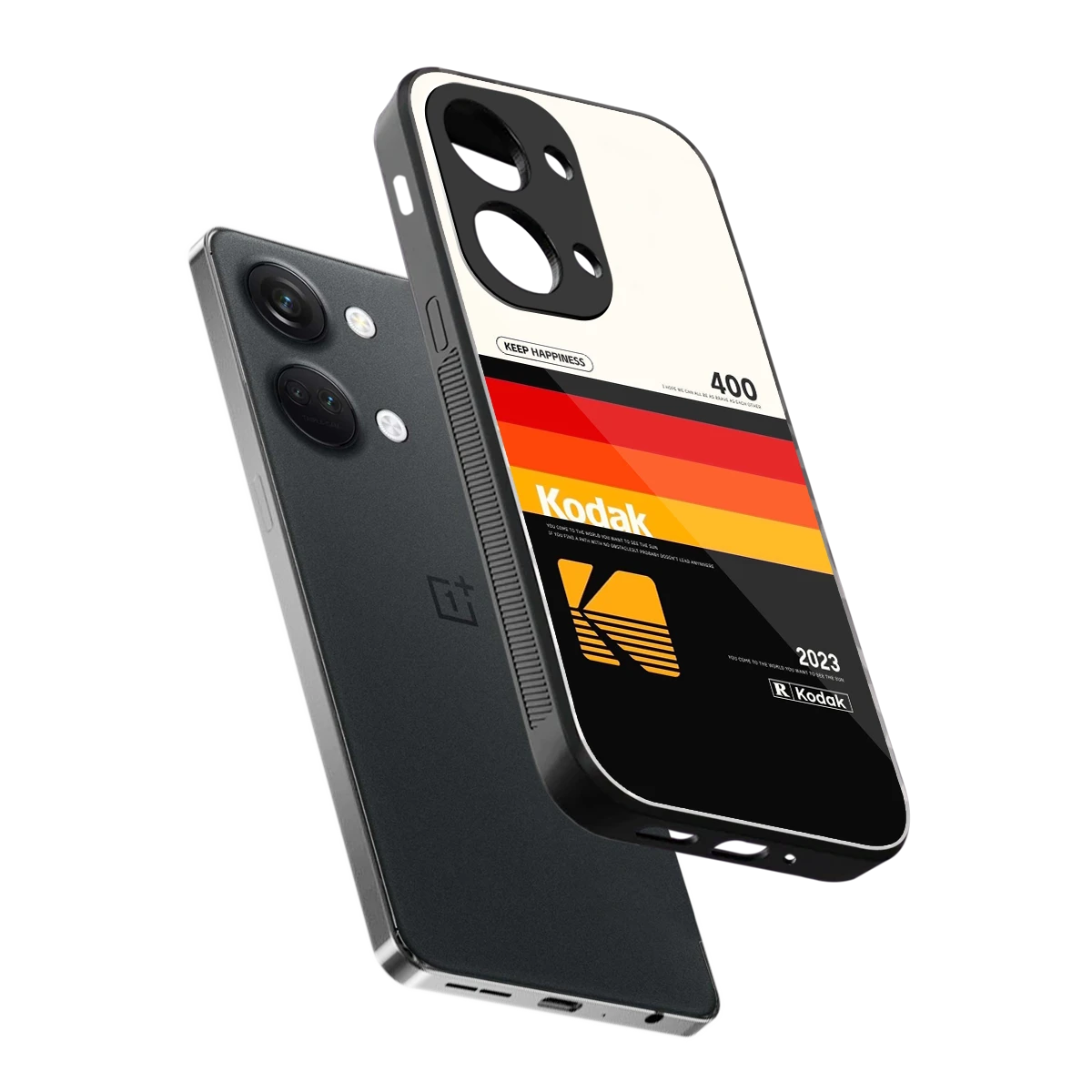 Keep Happiness sleek oneplus nord 3 cover with tempered glass back and TPU edges