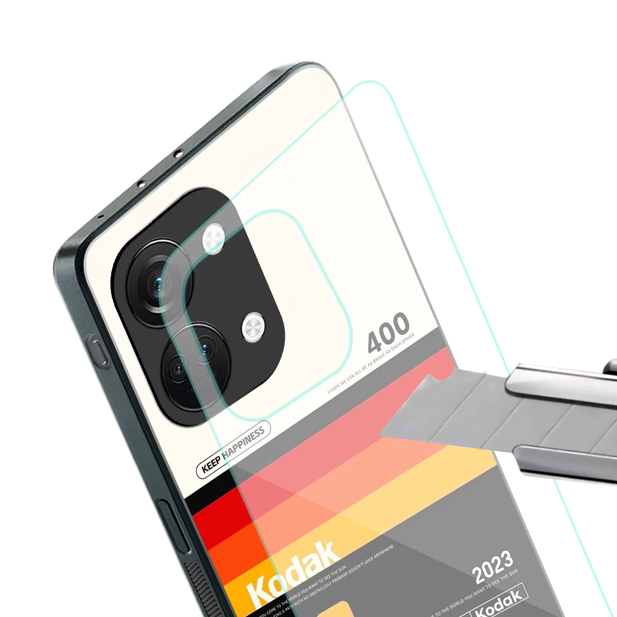 Keep Happiness stylish phone case for oneplus nord 3 | glossy glass and slim fit