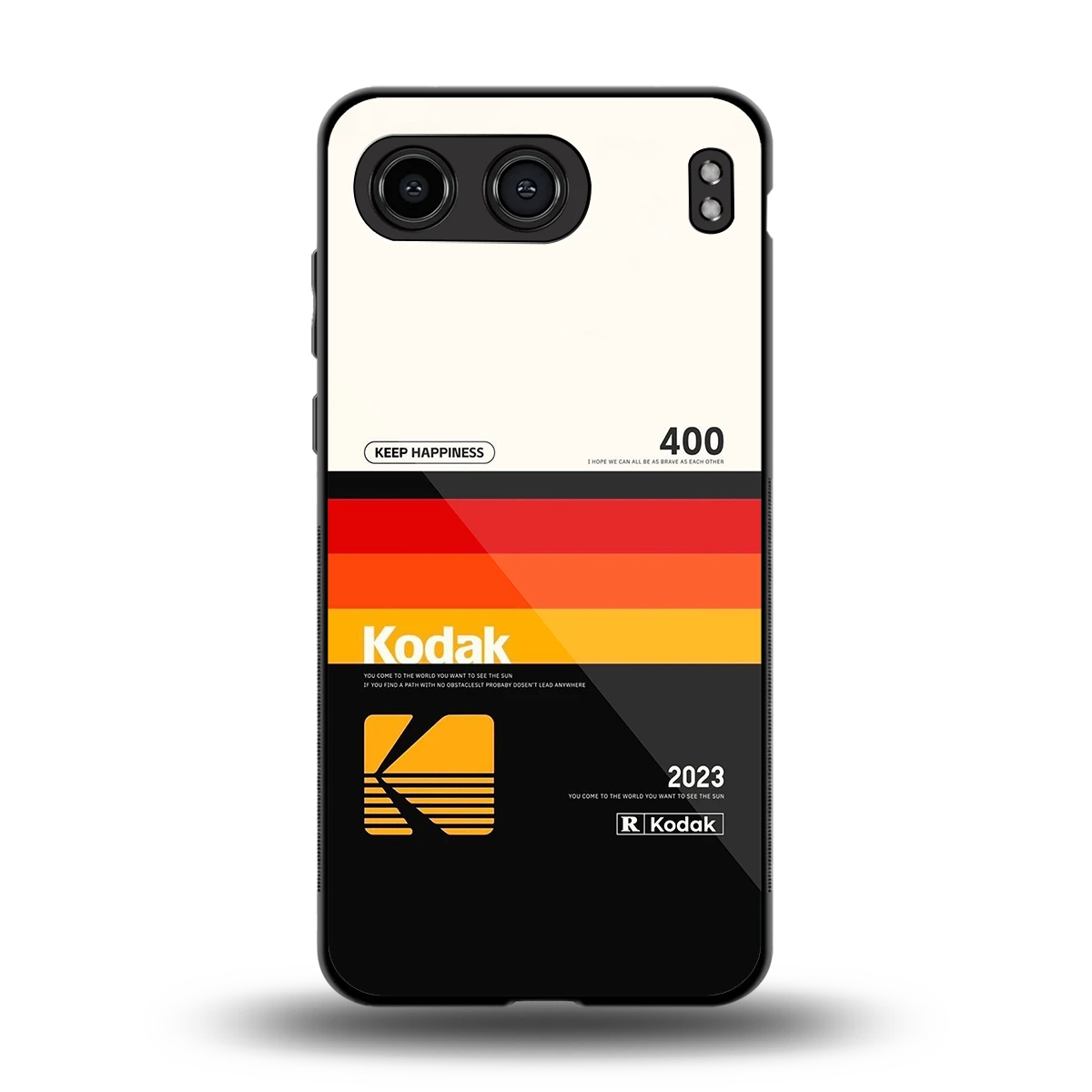 Keep Happiness back phone cover | glass case for oneplus nord 4