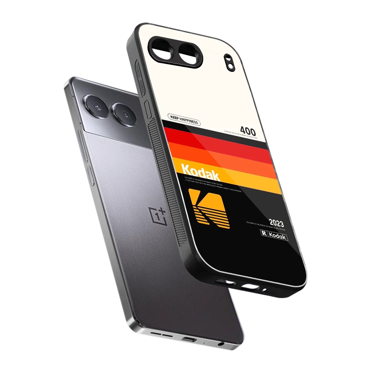 Keep Happiness sleek oneplus nord 4 cover with tempered glass back and TPU edges