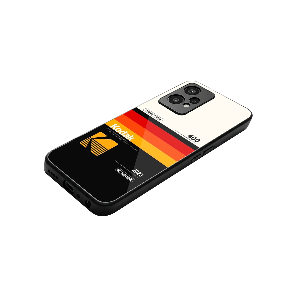 Keep Happiness stylish phone case for oneplus nord ce 2 lite | glossy glass and slim fit