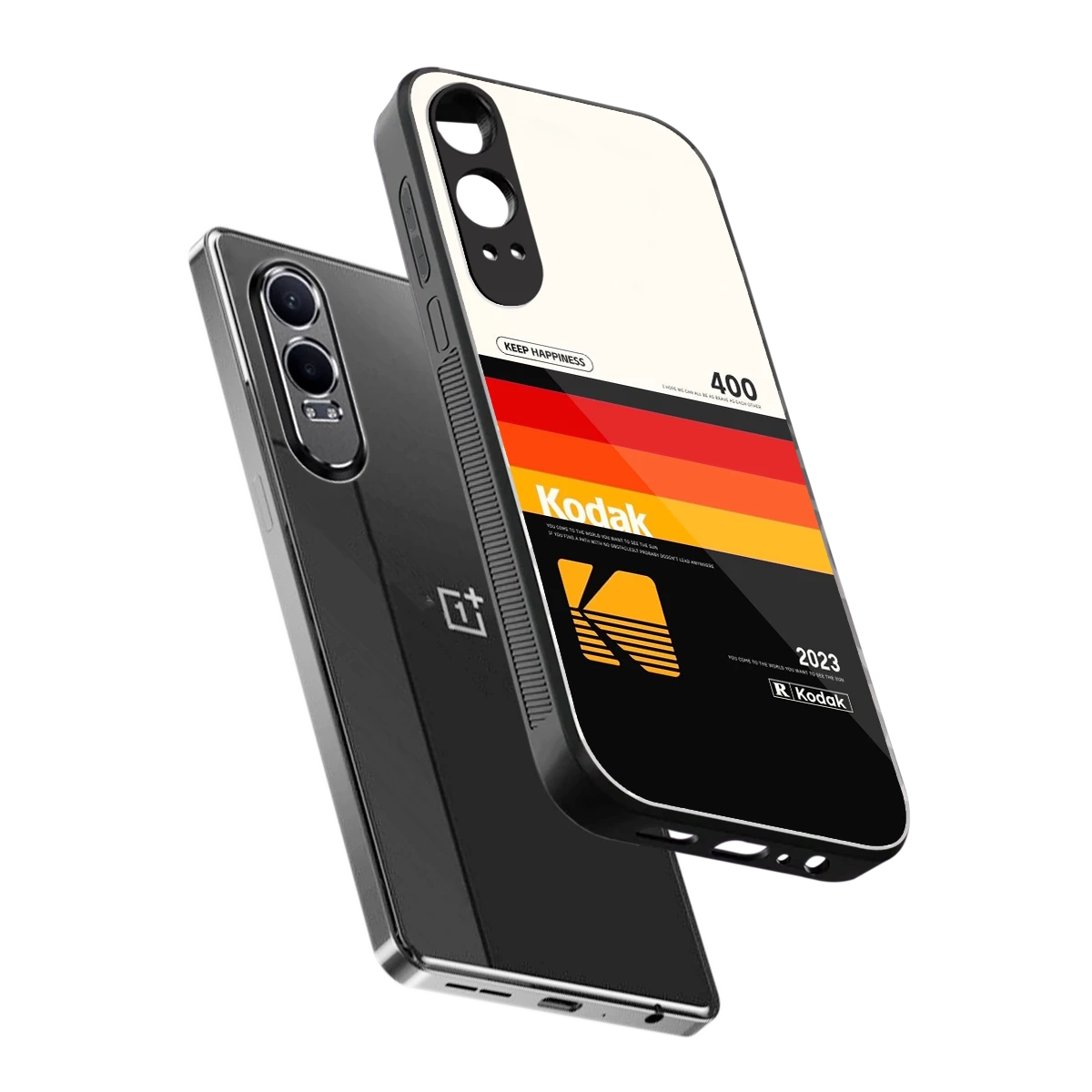 Keep Happiness sleek oneplus nord ce 4 lite cover with tempered glass back and TPU edges