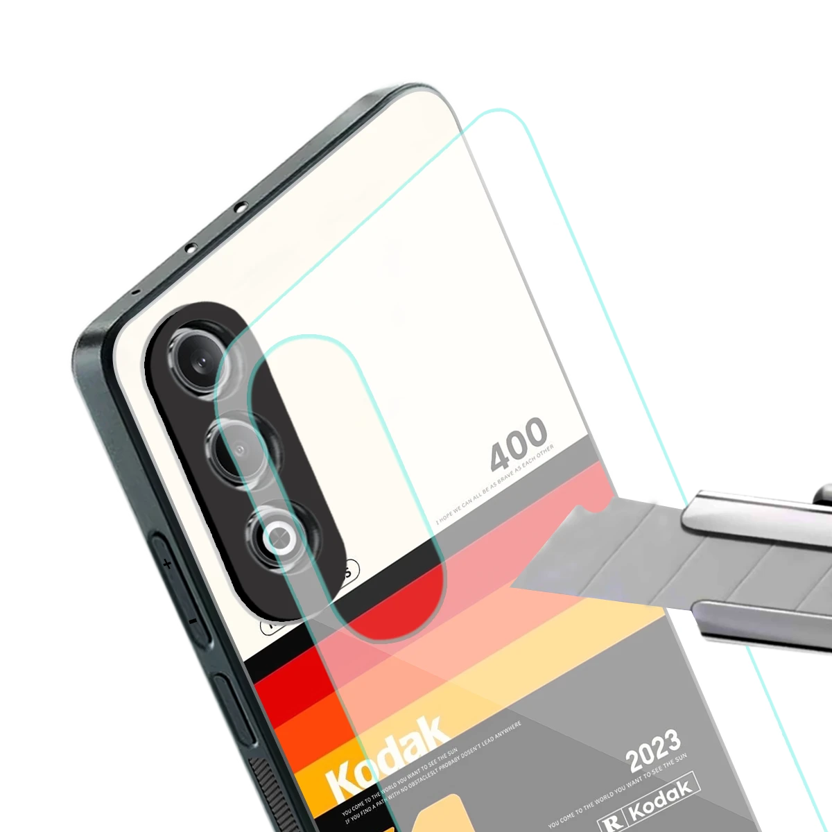 Keep Happiness stylish phone case for oneplus nord ce 4 | glossy glass and slim fit