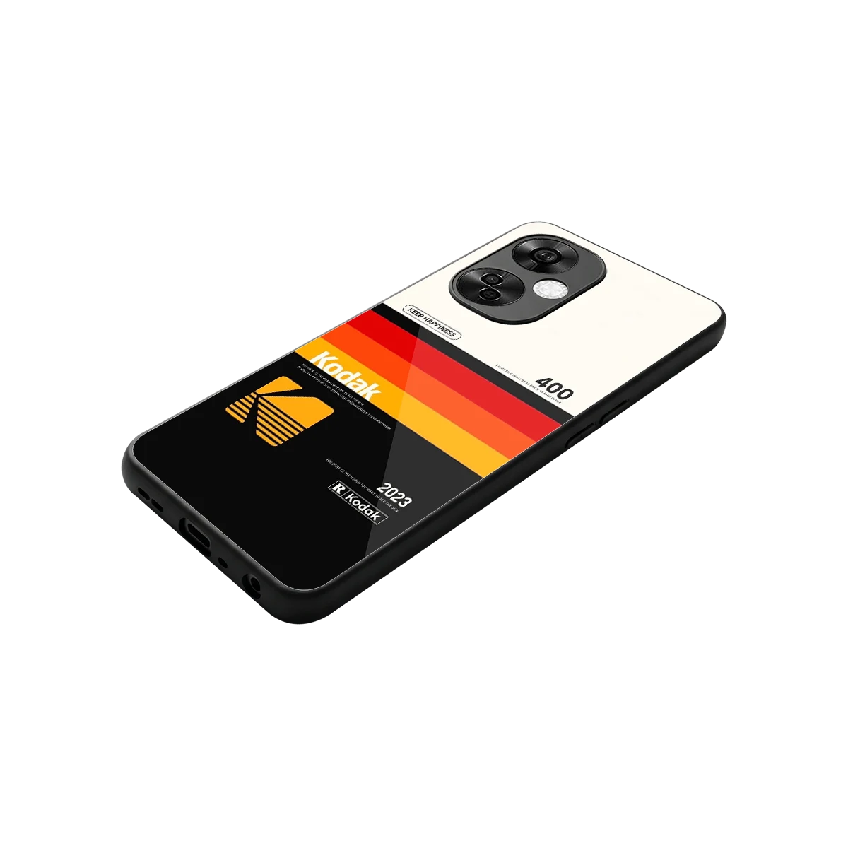 Keep Happiness stylish phone case for oneplus nord ce 3 lite | glossy glass and slim fit