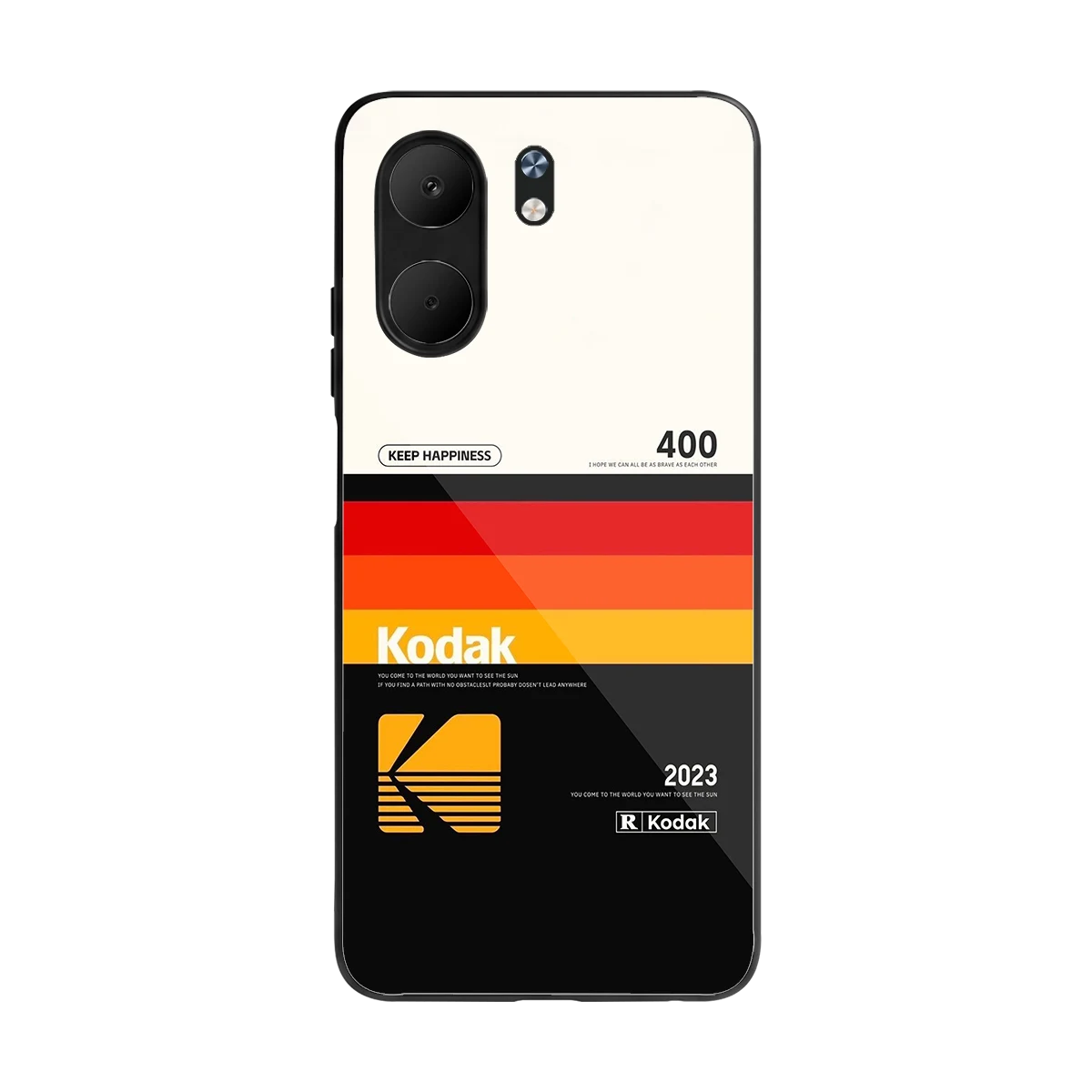 Keep Happiness back phone cover | glass case for oppo a5x 5g