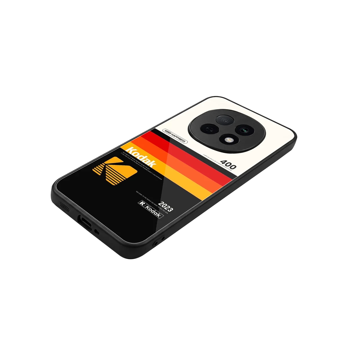 Keep Happiness stylish phone case for oppo f29 pro 5g | glossy glass and slim fit