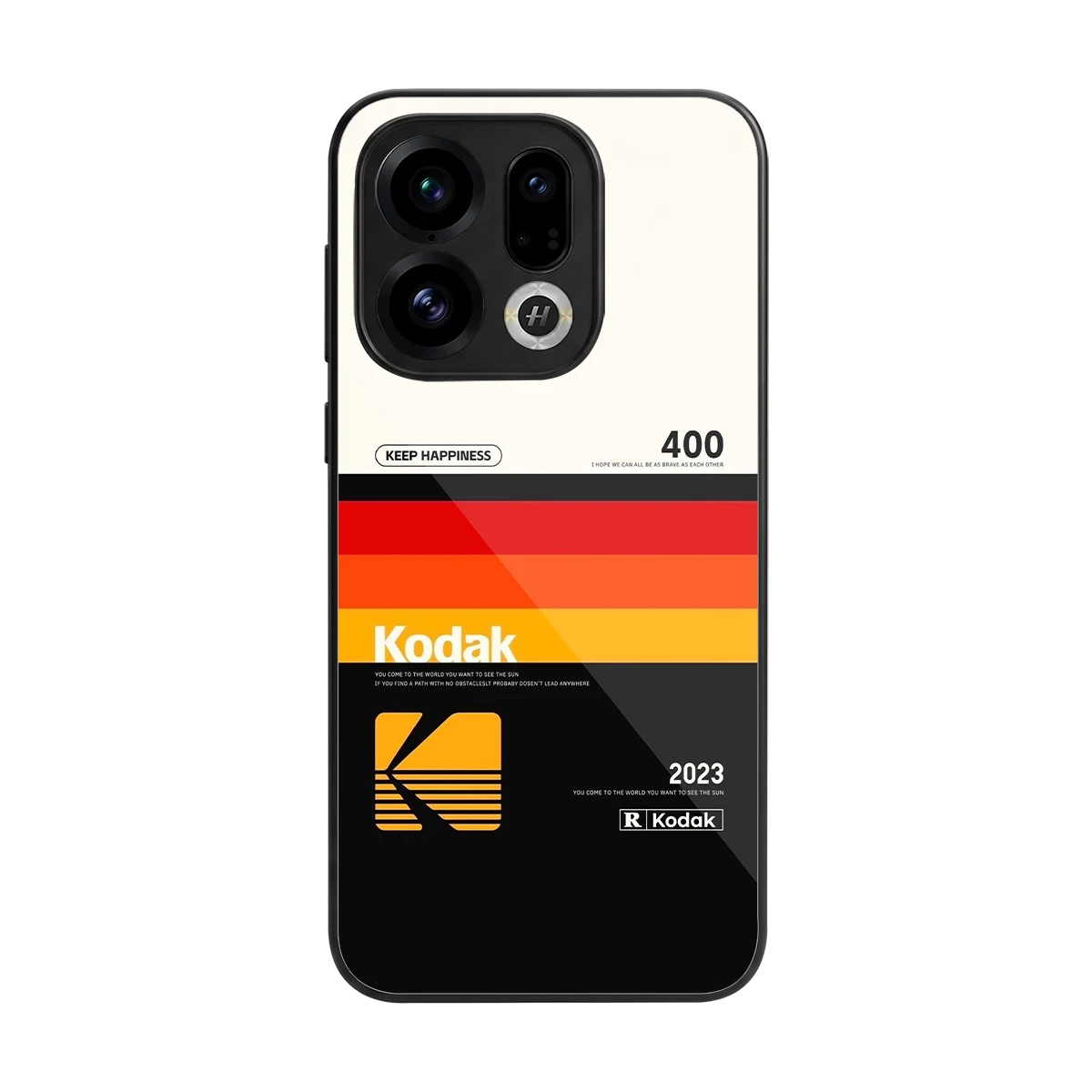 Keep Happiness back phone cover | glass case for oppo find x9