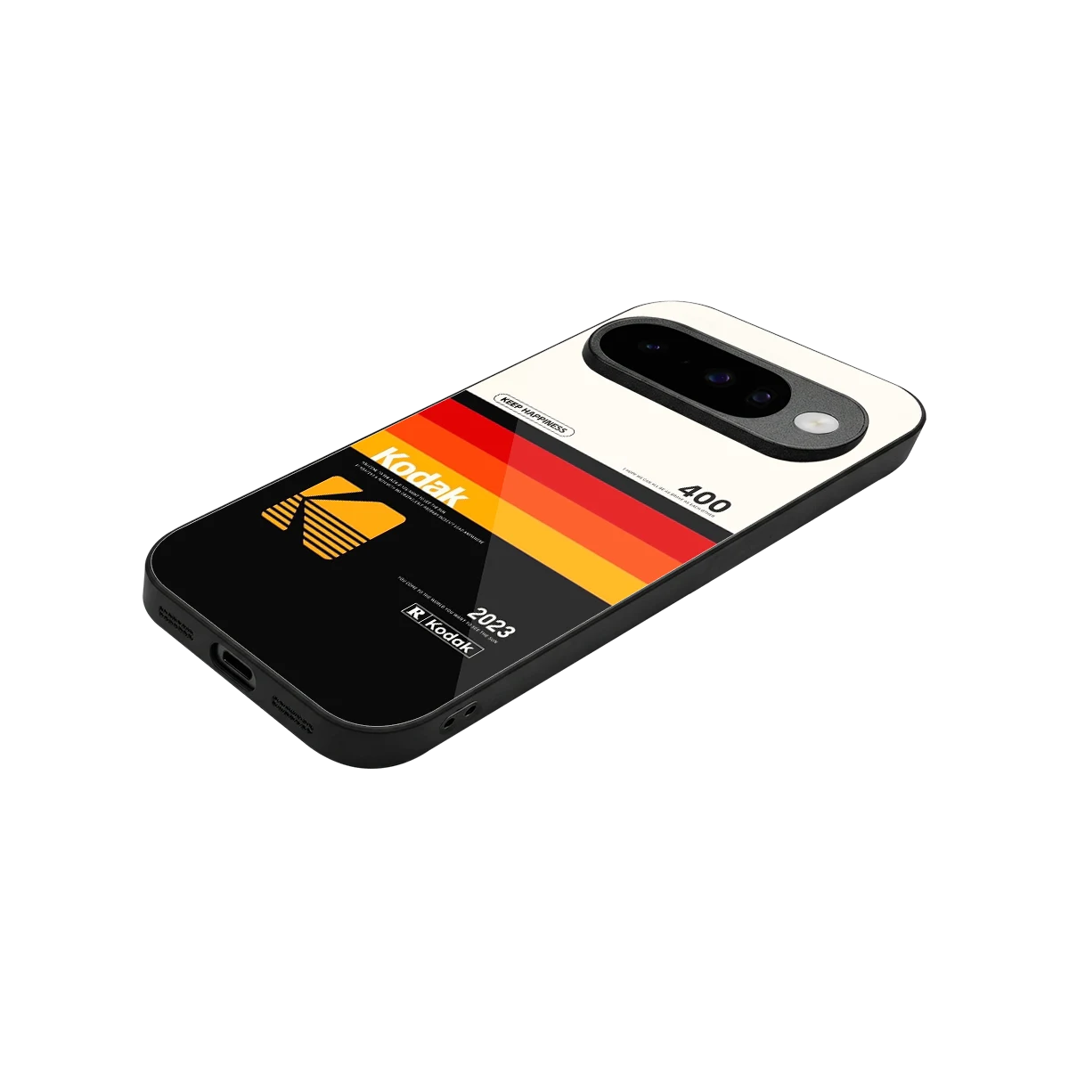 Keep Happiness stylish phone case for google pixel 10 | glossy glass and slim fit