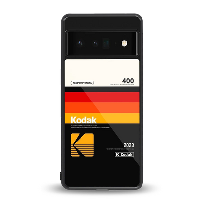 Keep Happiness back phone cover | glass case for google pixel 6 pro