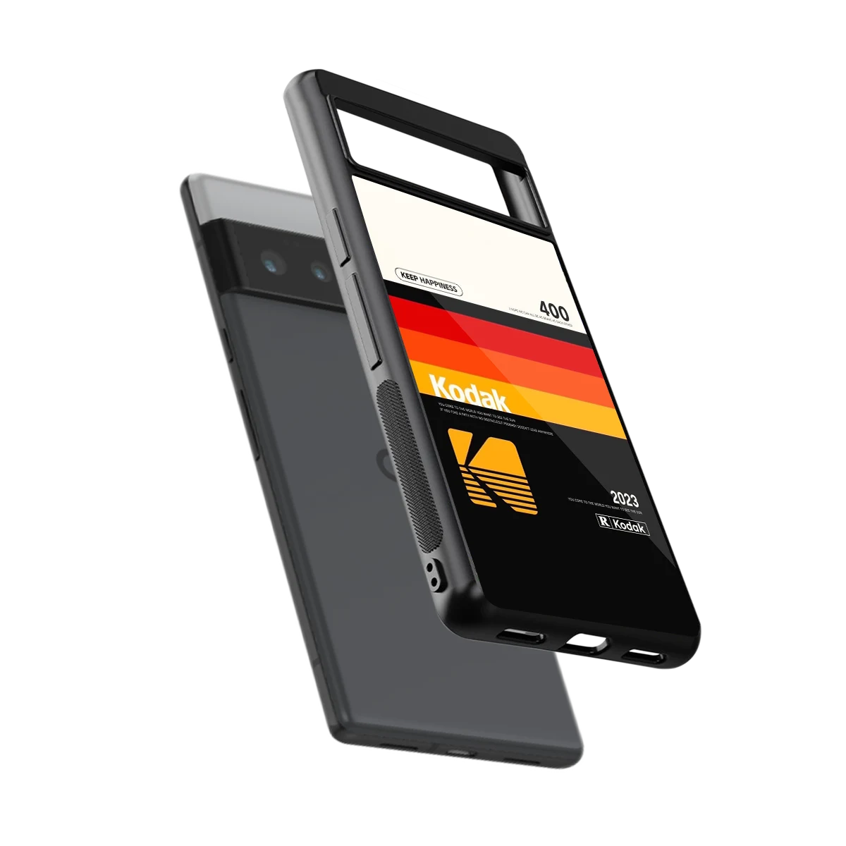 Keep Happiness sleek google pixel 6 pro cover with tempered glass back and TPU edges