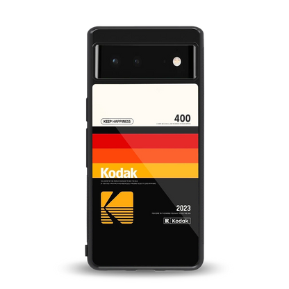Keep Happiness back phone cover | glass case for google pixel 6