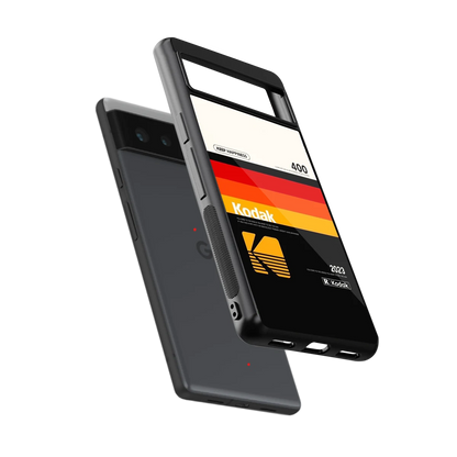 Keep Happiness sleek google pixel 6a cover with tempered glass back and TPU edges