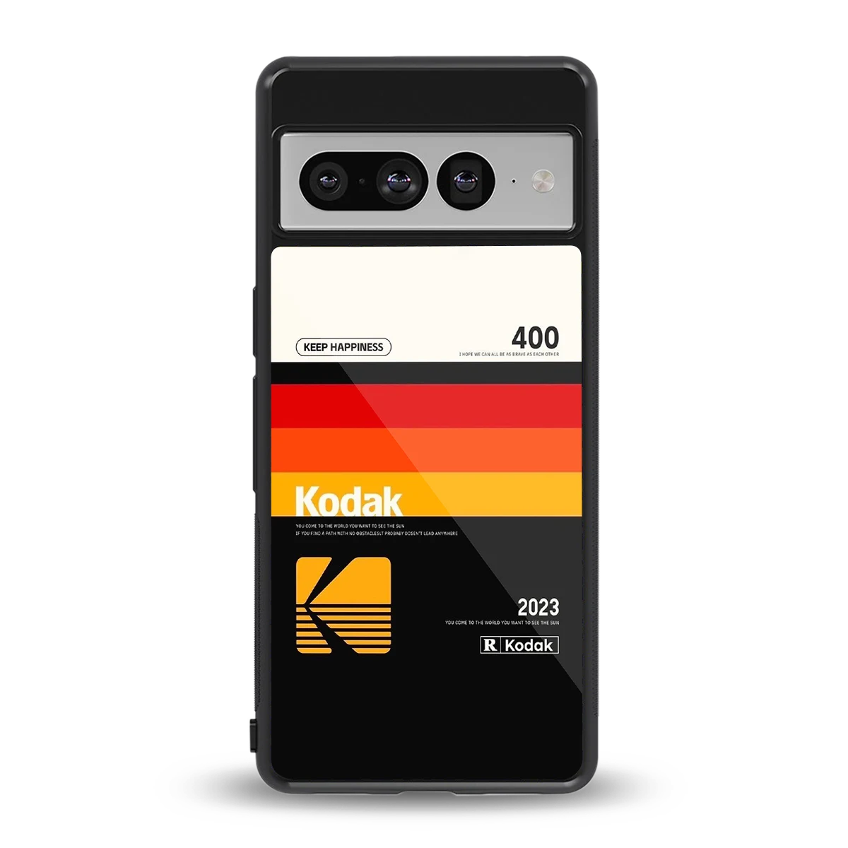 Keep Happiness back phone cover | glass case for google pixel 7 pro
