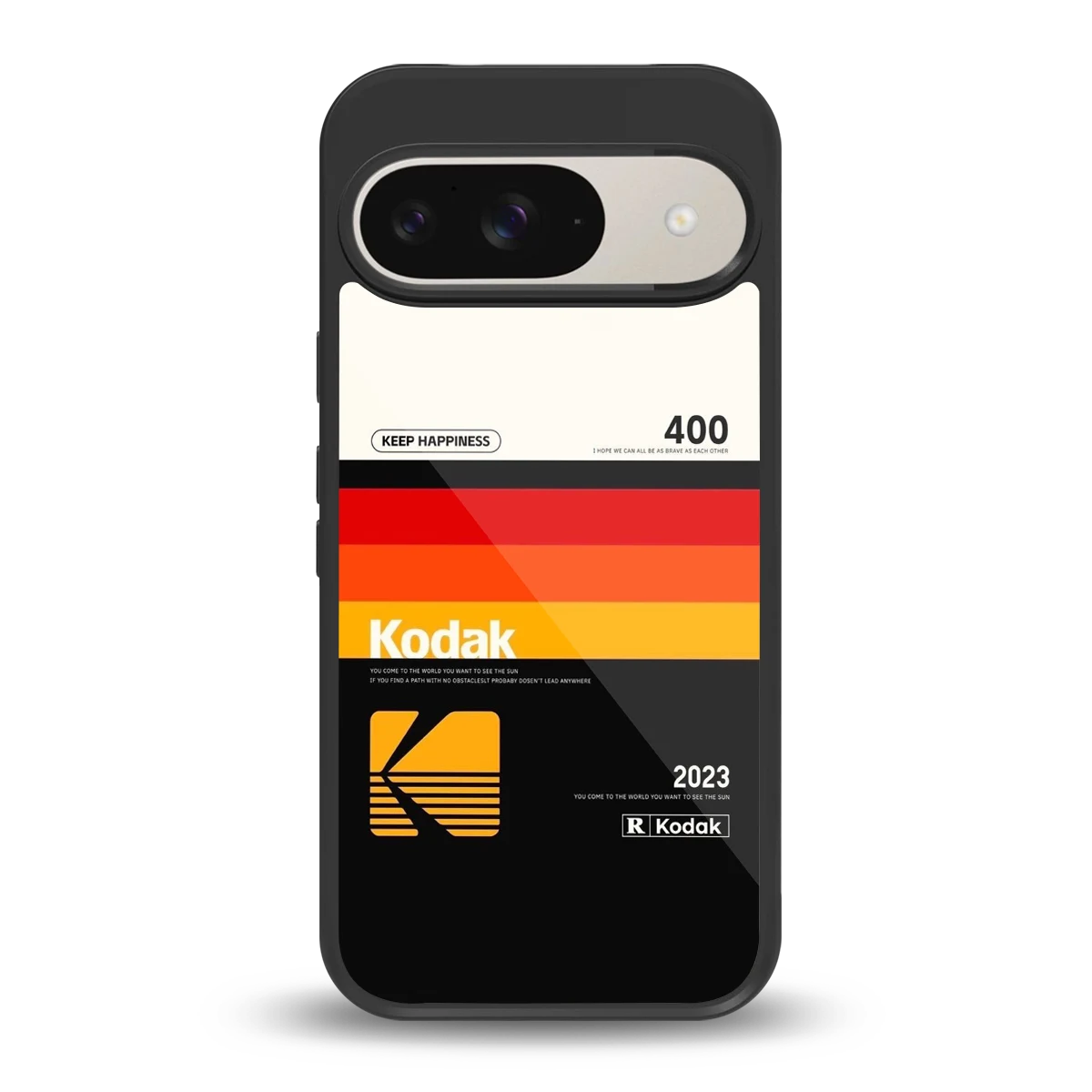 Keep Happiness back phone cover | glass case for google pixel 9