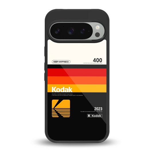 Keep Happiness back phone cover | glass case for google pixel 9 pro