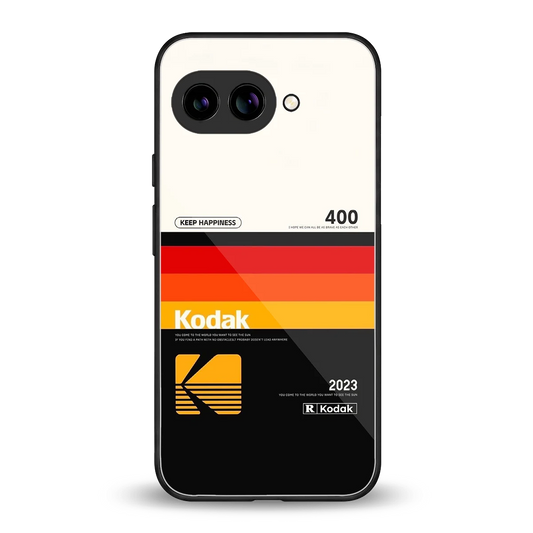 Keep Happiness back phone cover | glass case for google pixel 9a