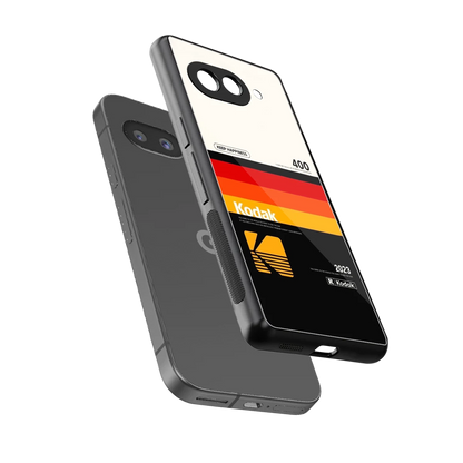Keep Happiness sleek google pixel 10a cover with tempered glass back and TPU edges