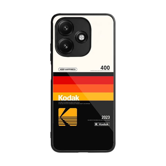 Keep Happiness back phone cover | glass case for redmi 12 5g