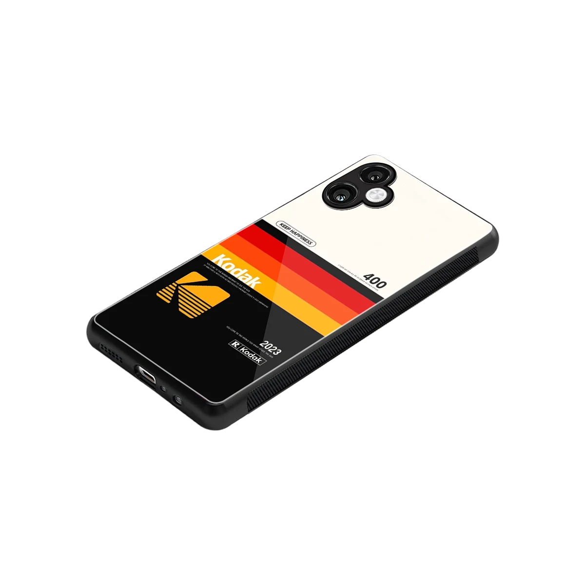 Keep Happiness stylish phone case for samsung galaxy a06 5g | glossy glass and slim fit