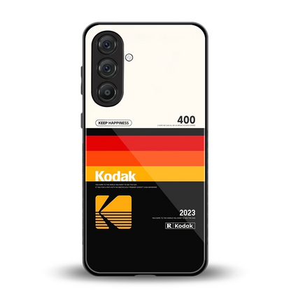 Keep Happiness back phone cover | glass case for samsung galaxy m35 5g