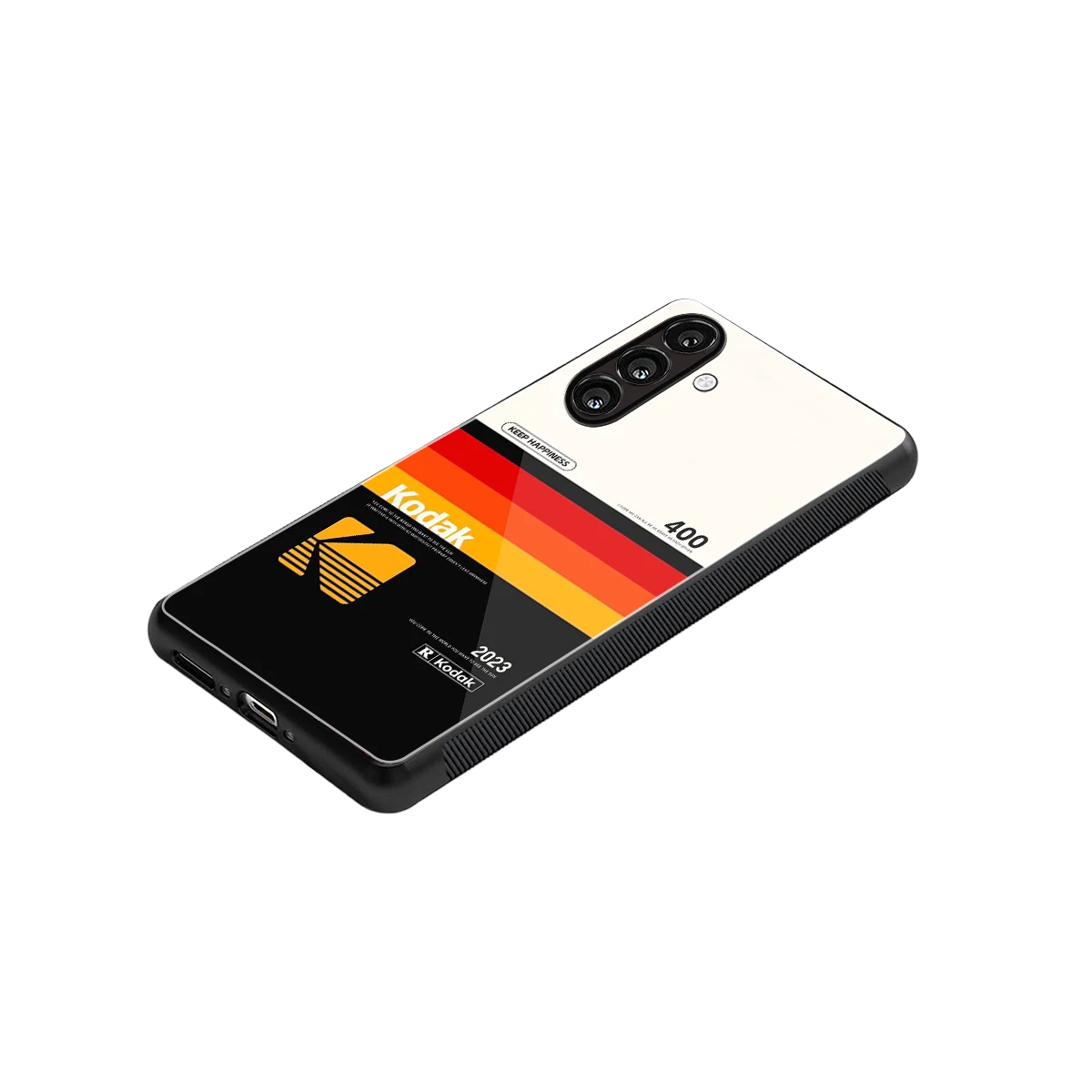 Keep Happiness stylish phone case for samsung galaxy m35 5g | glossy glass and slim fit