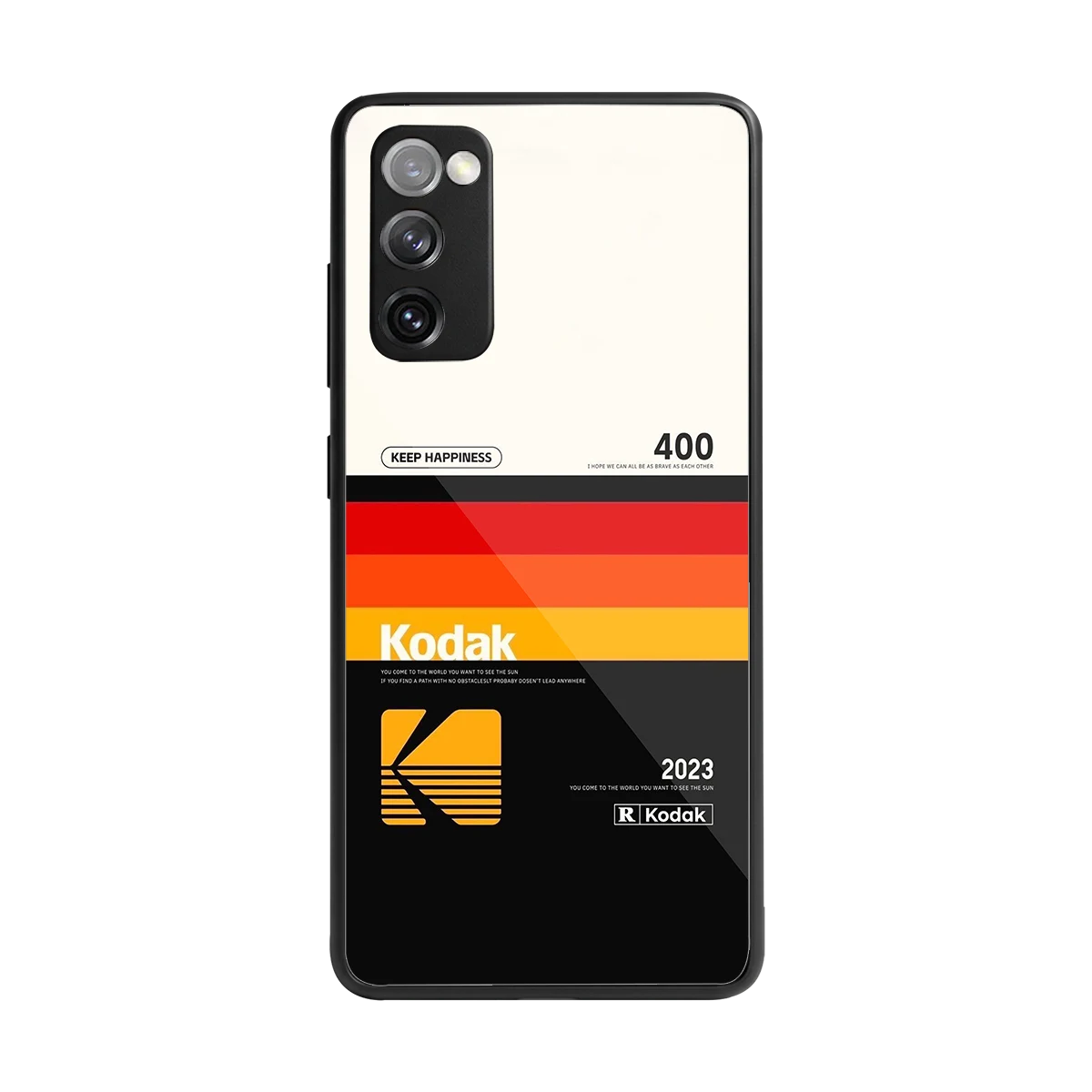 Keep Happiness back phone cover | glass case for samsung galaxy s20 fe