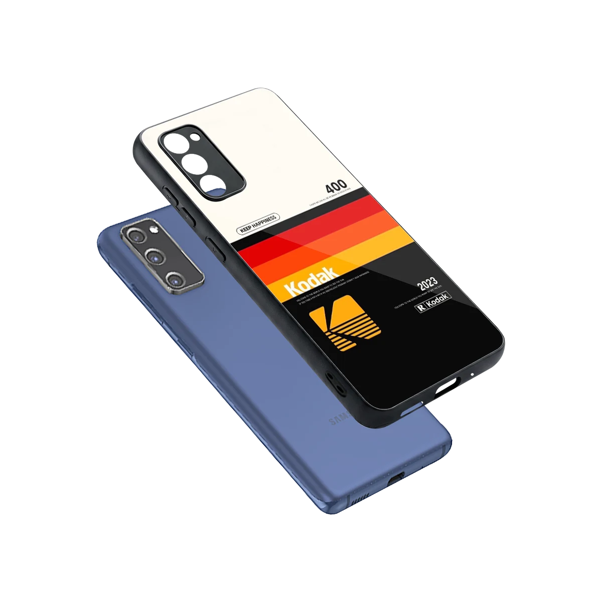 Keep Happiness sleek samsung galaxy s20 fe cover with tempered glass back and TPU edges
