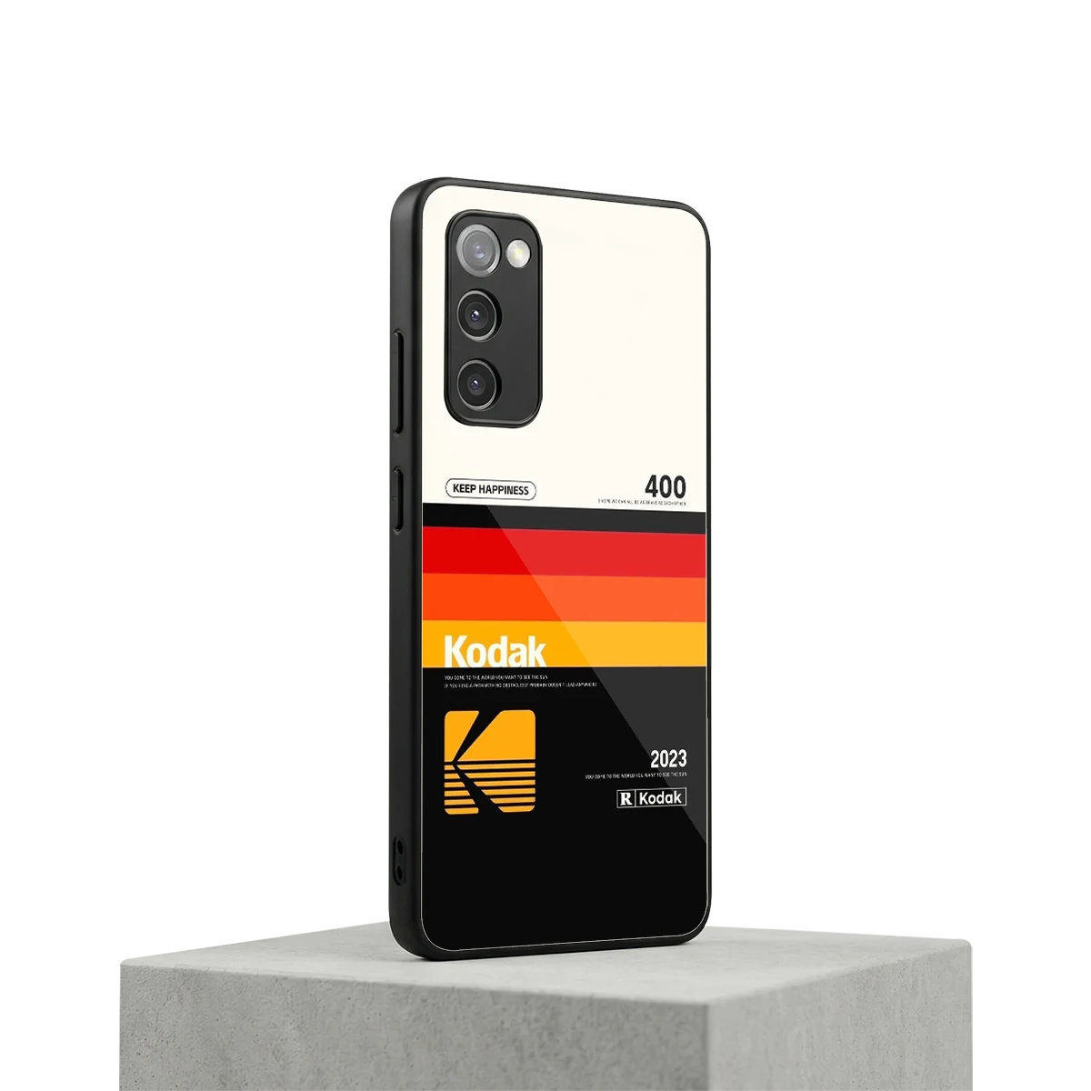 Keep Happiness samsung galaxy s20 fe mobile cover | shockproof glass phone case