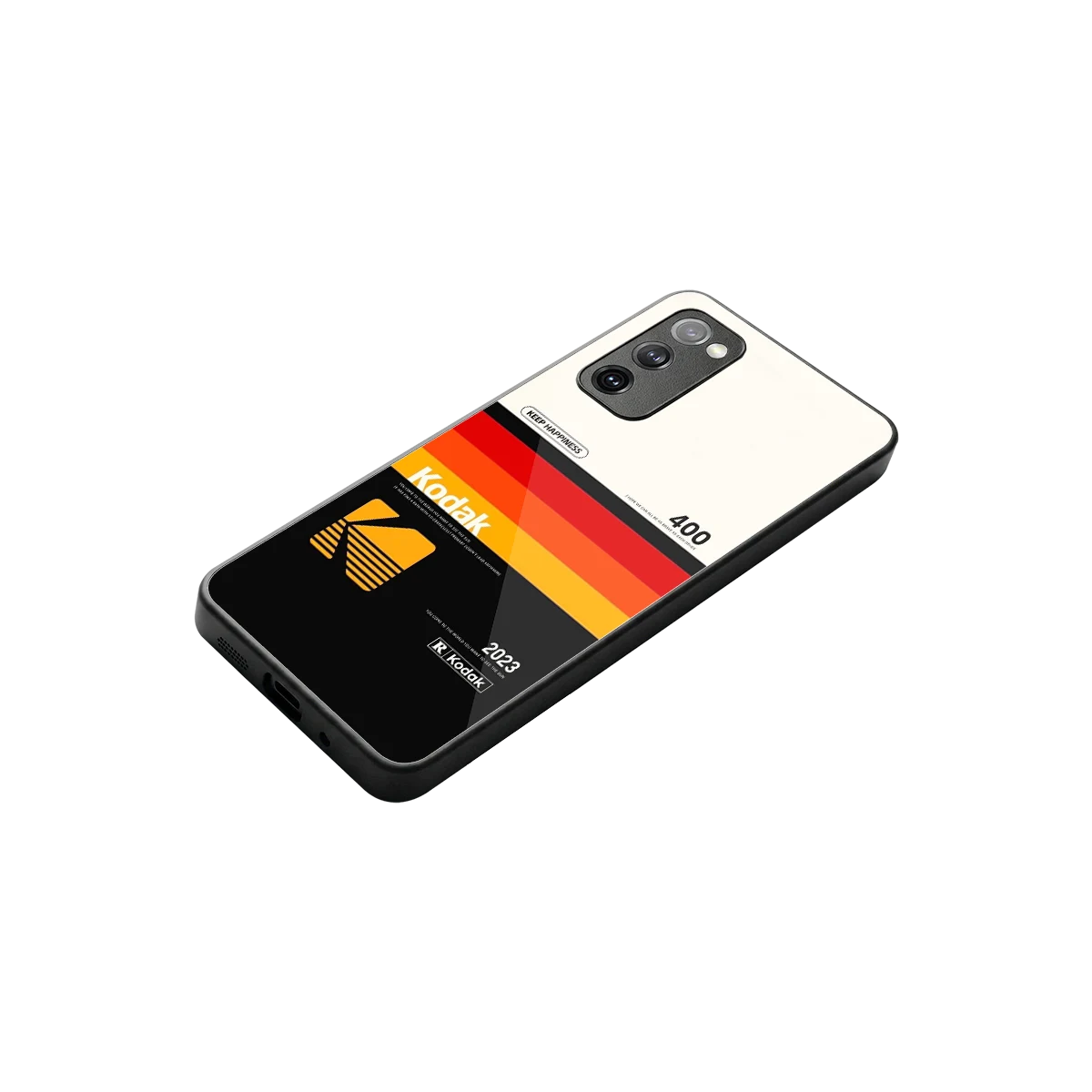Keep Happiness stylish phone case for samsung galaxy s20 fe | glossy glass and slim fit